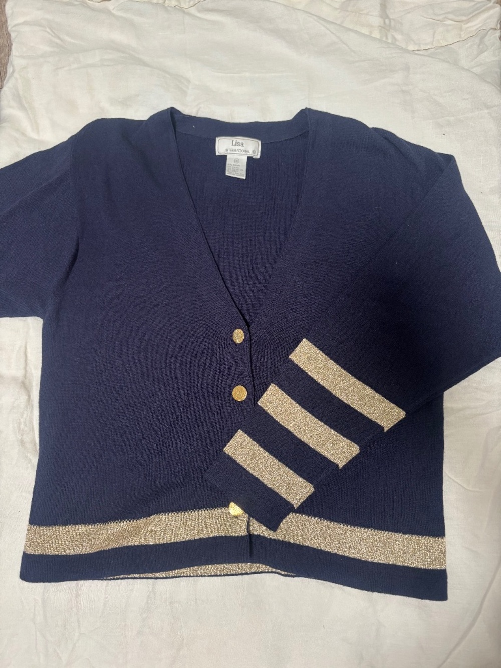 Lisa Intl Sailor Style Sweater
